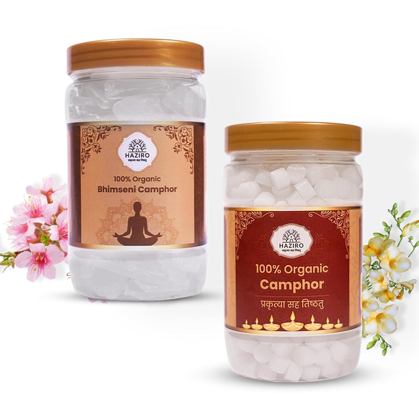Haziro Original Camphor + Bhimseni Kapoor Tablet 250g Jar